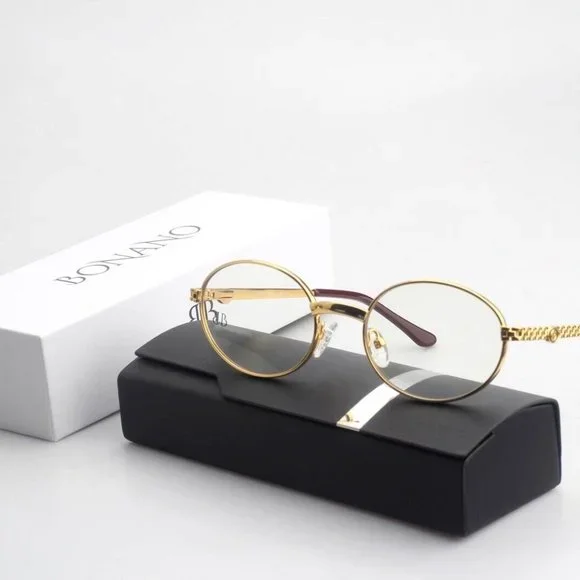 Bonano Portofino Round Gold Frames Sunglasses Glasses  display picture 2